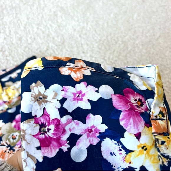 ANTHROPOLOGIE CARTONNIER Miniflora Charlie Ankle Trouser Pants—SZ. 4 - Picture 13 of 14